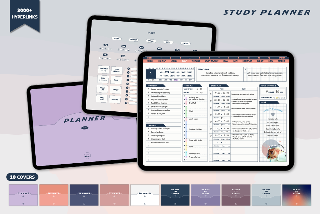 All-in-one Sunset Study Planner (Sun.Start)