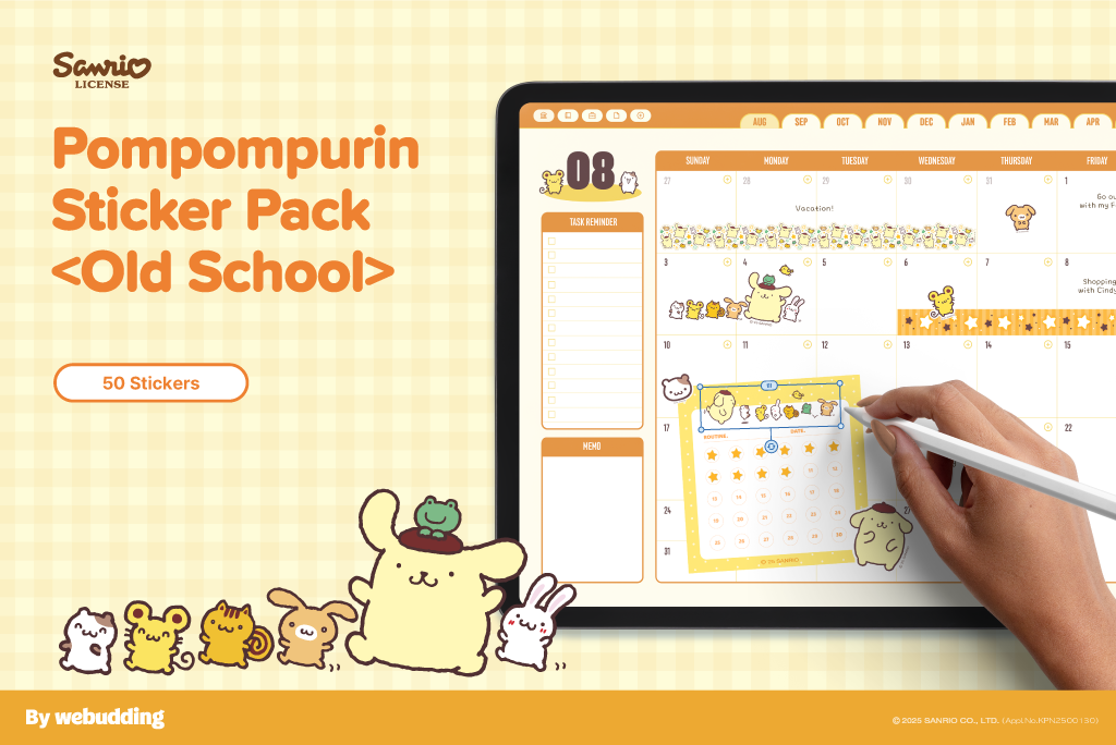 Pompompurin Sticker Pack <Old School>
