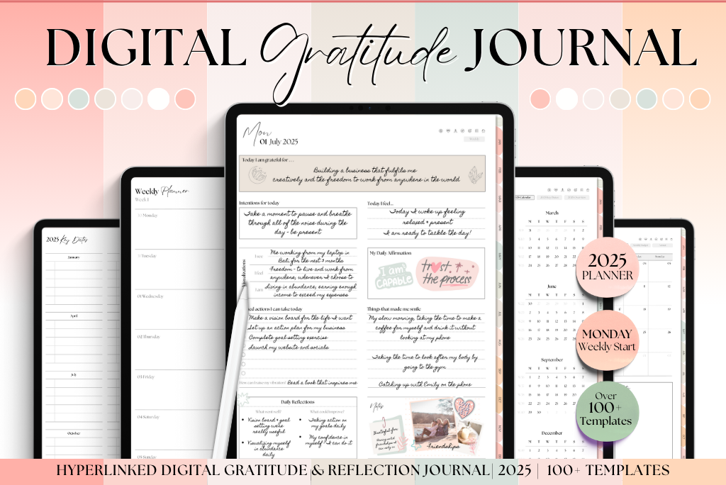 2025 Gratitude & Reflection Journal