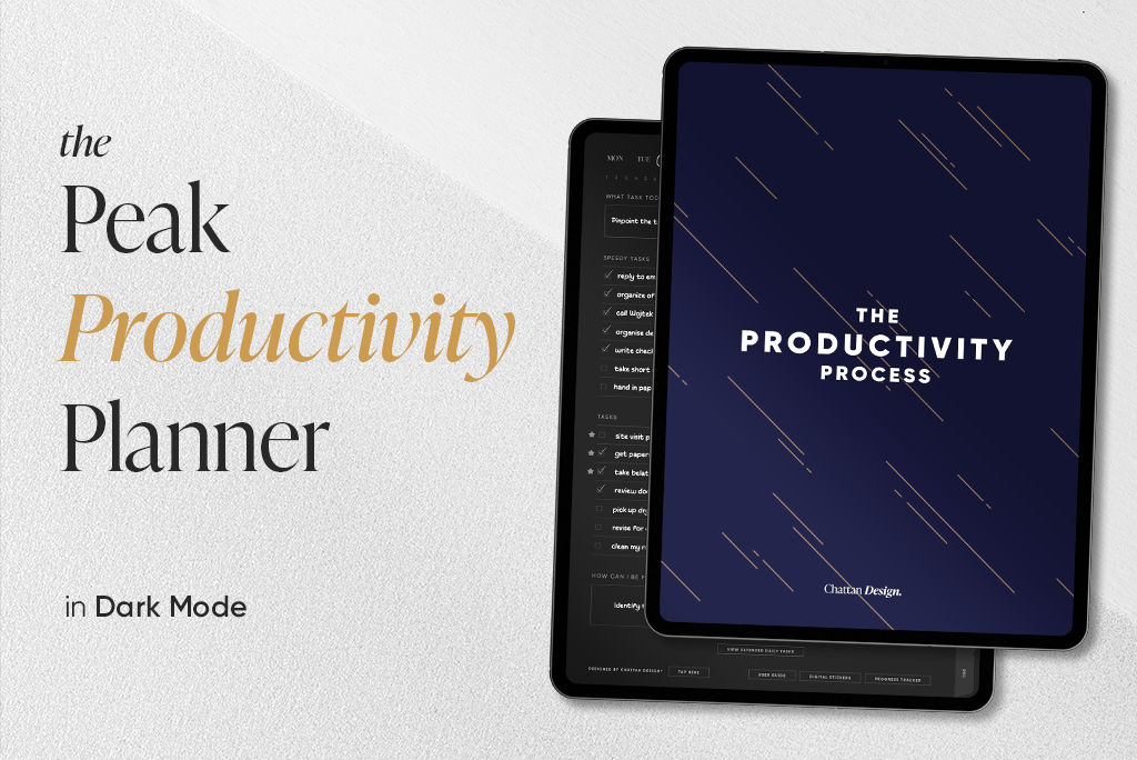 The Peak Productivity Planner (Dark)