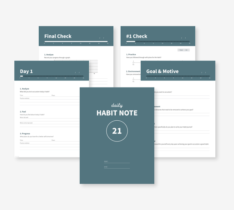 Notas de Hábitos de 21 Dias
