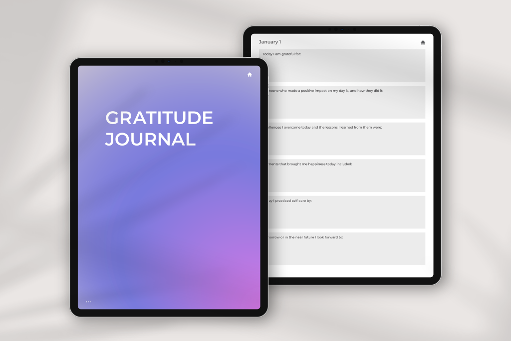 Diario di gratitudine quotidiana