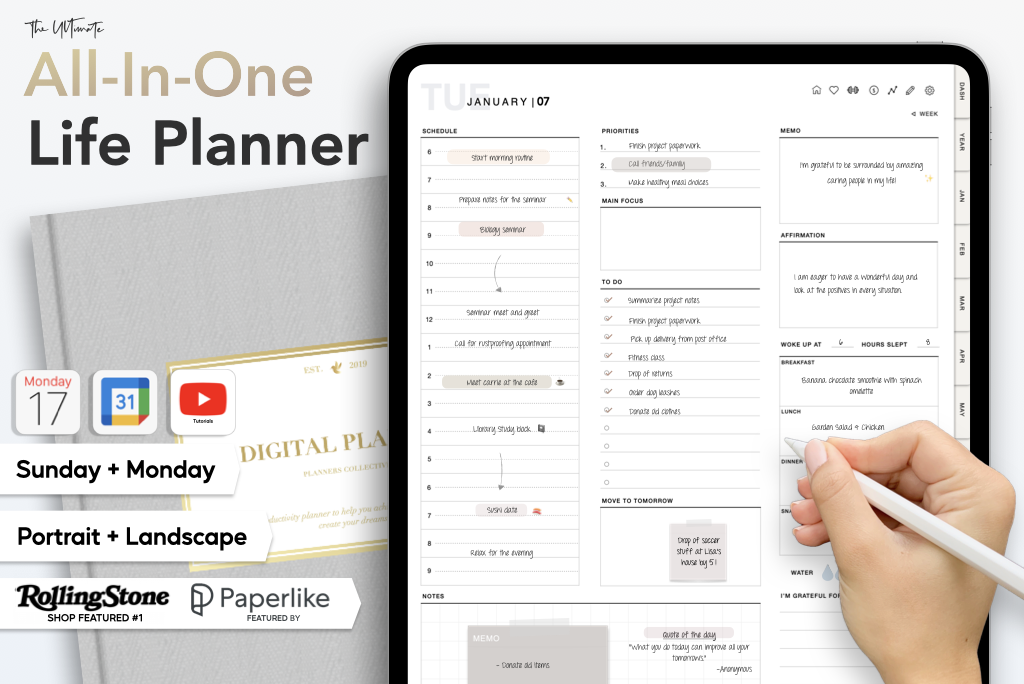 The 2025 All-In-One Life Planner - Beige