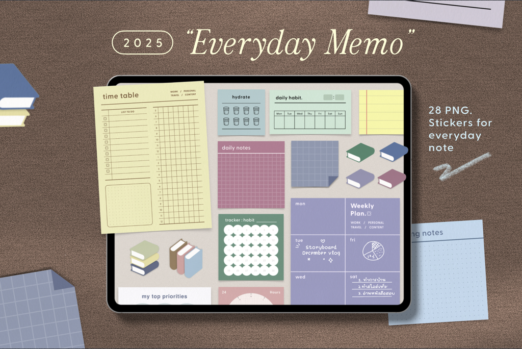 Everyday Memo V.2 par The Butter & Scotch