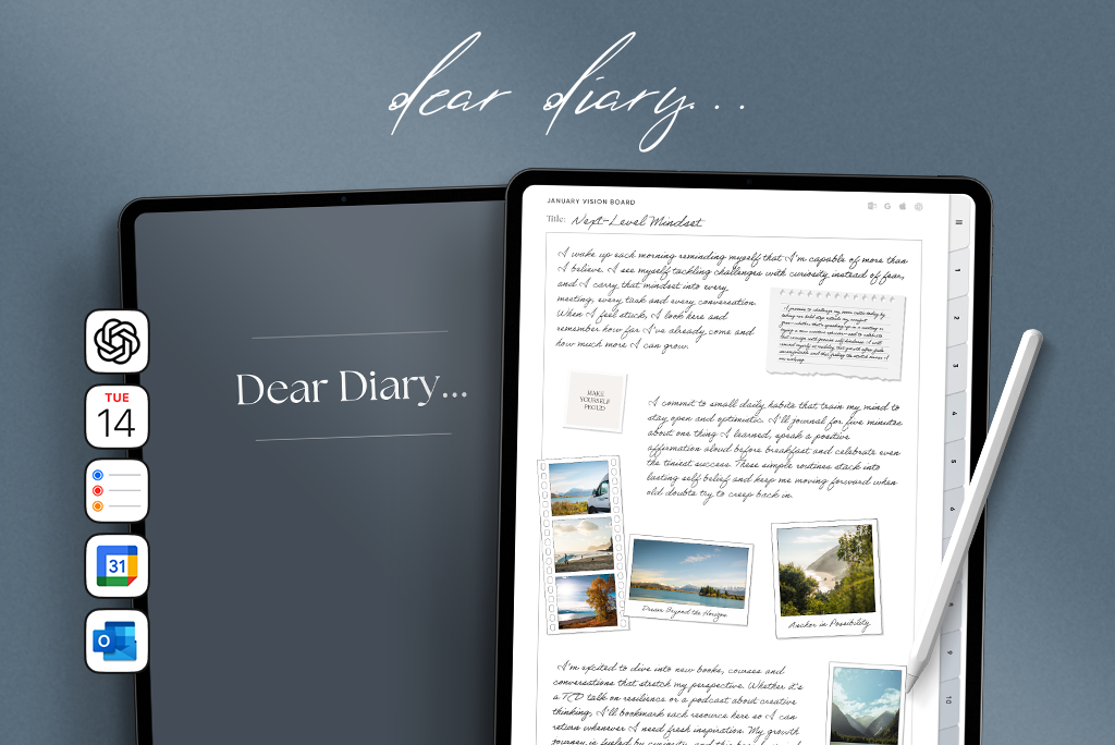 Dear Diary Notebook (Light)