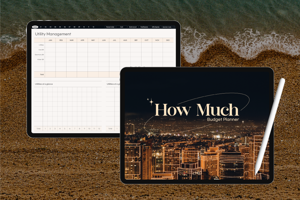 Paycheck Budget Planner (City Night, Sun. Start)