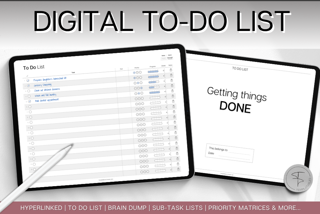 Digital To Do List - Landscape