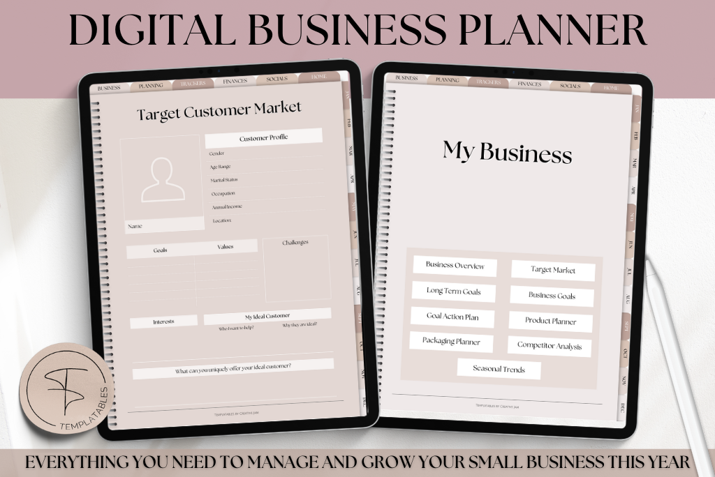 Kleinunternehmer Digital Planner