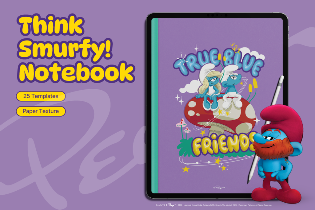 The Smurfs Notebook <Think Smurfy! Notebook>