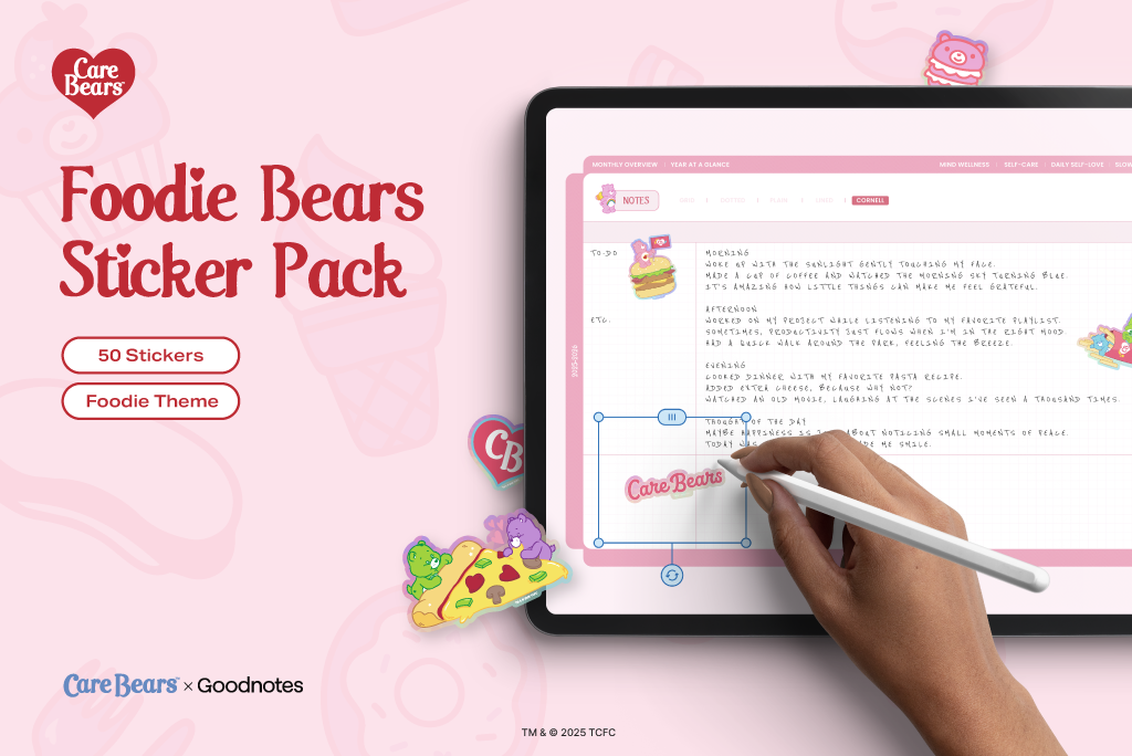 Care Bears Sticker Pack <Foodie Bears>