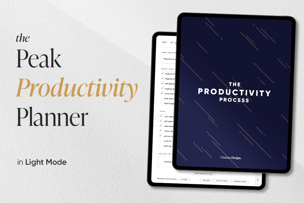 Der Peak-Productivity-Planer (Hell)