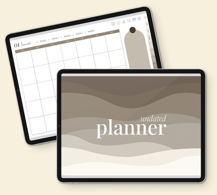 Brown Elegant Planner