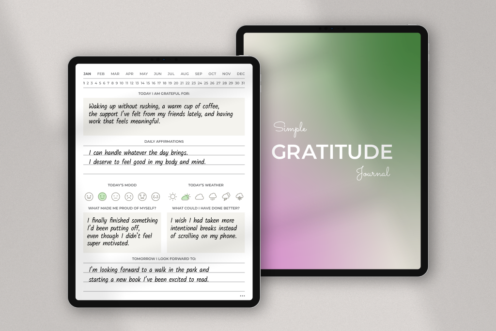 Simple Gratitude Journal