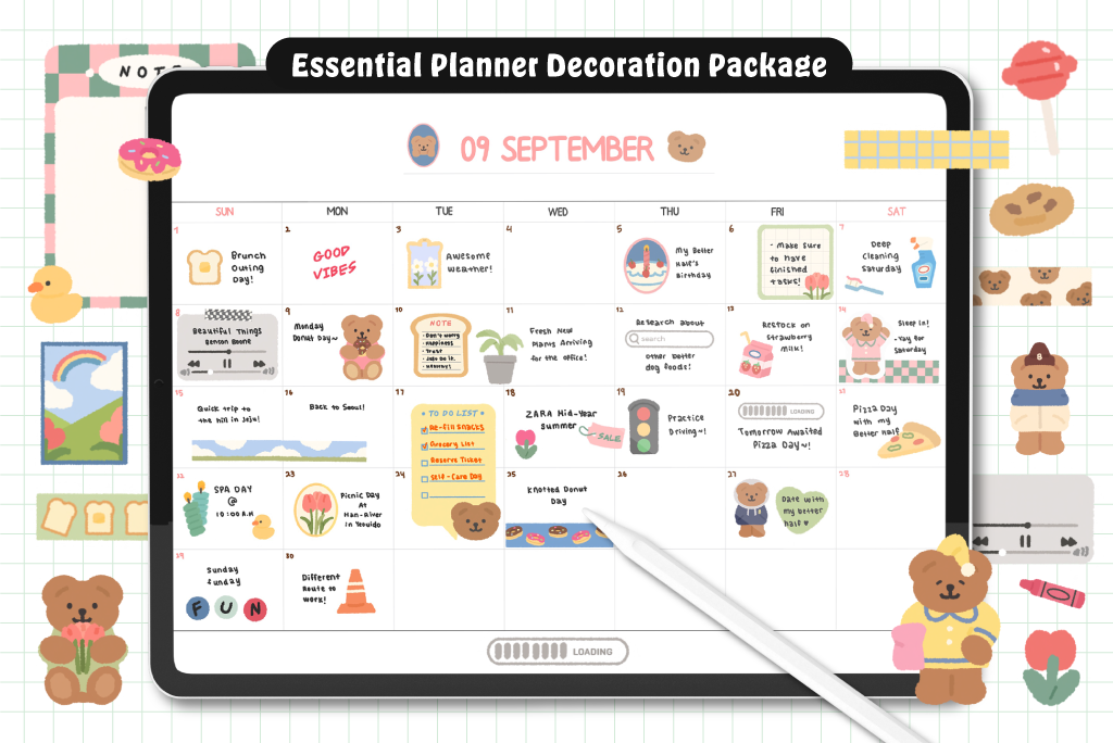 Essential Planner Decoration Package