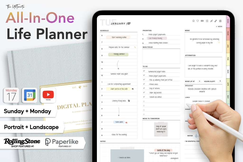 The 2025 All-In-One Life Planner - Rainbow