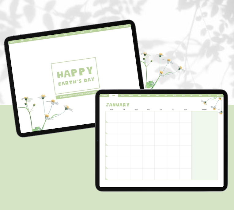 Flower Planner (Earth Day Edition)