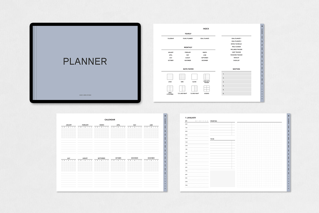 Student Organizer Planner (Purple)