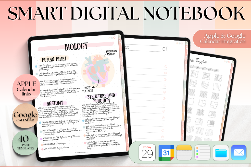 Smart Digital Notebook - Peachy ��🍑
